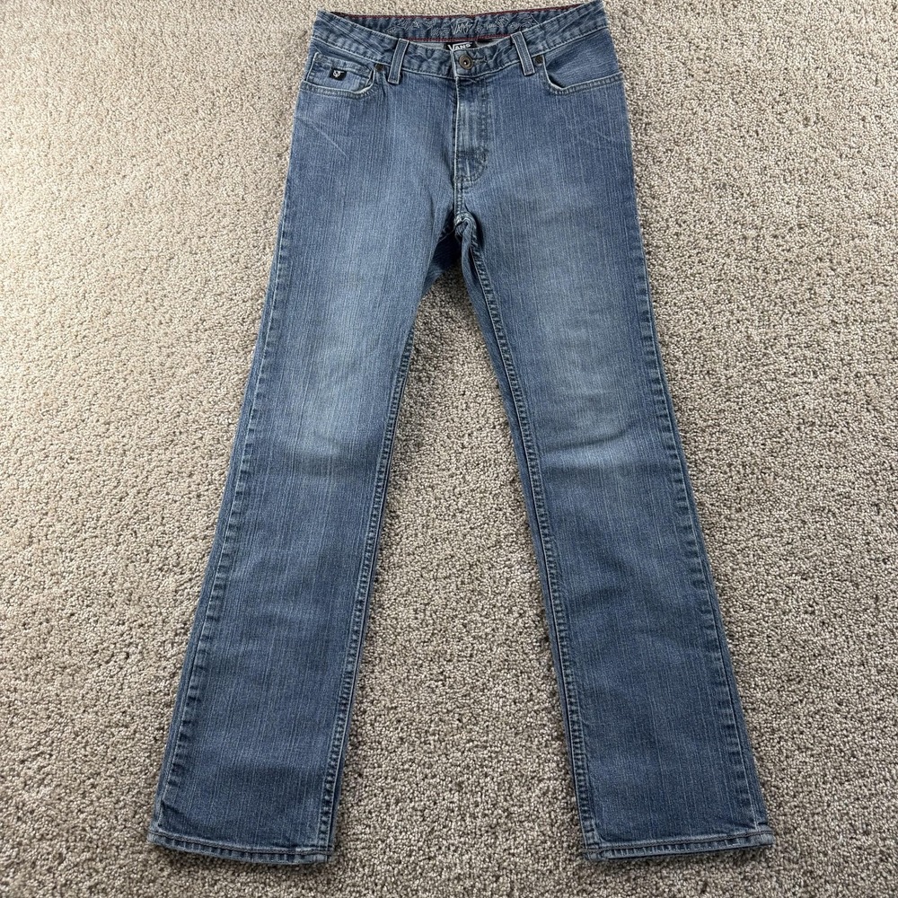 Y2K Vans Jeans Kids 18 29x31 Medium Wash Straight Leg Denim Regular Fit Skate